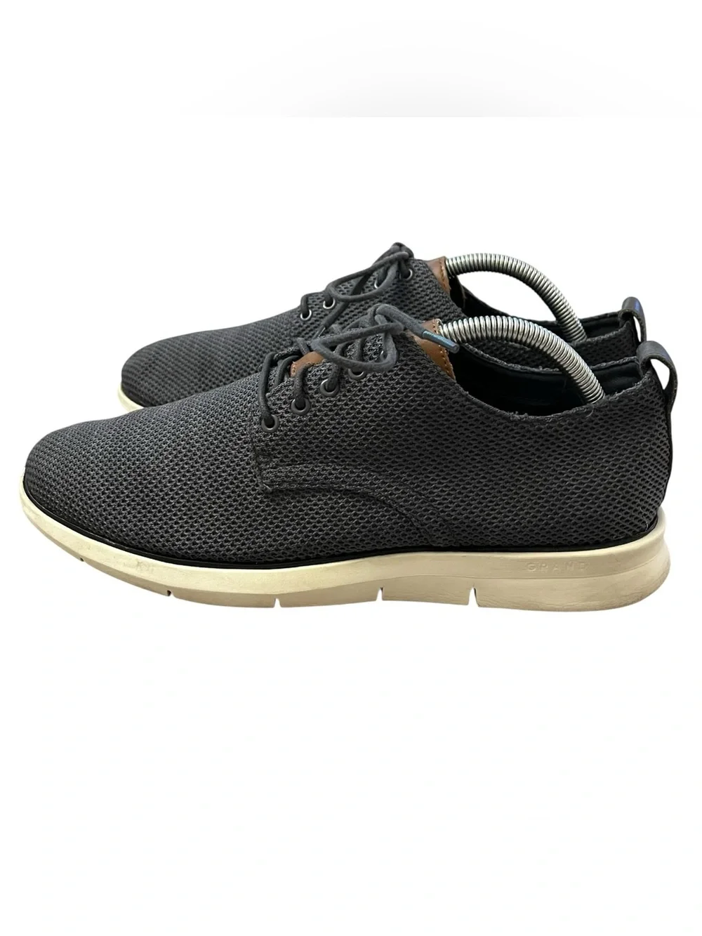 Cole Haan Owen Grand OS‎ Knit Derby Mens 9M Dark Gray Business Casual C33065